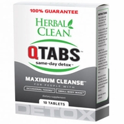 Herbal Clean Detox, QTabs Maximum Cleanse Tablets (Quick Tabs), 10 Tablets
