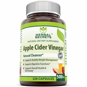 Herbal Secrets by Amazing Nutrition, Apple Cider Vinegar 500 mg, 120 Capsules