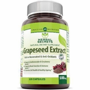Herbal Secrets by Amazing Nutrition, Grapeseed Extract 100 mg, 120 Capsules