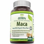 Herbal Secrets by Amazing Nutrition, Maca 950 mg, 120 Veggie Capsules