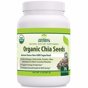 Herbal Secrets by Amazing Nutrition, Organic Chia Seeds Powder, 2 lb