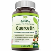 Herbal Secrets by Amazing Nutrition, Quercetin 500 mg, 120 Vegetarian Capsule