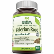 Herbal Secrets by Amazing Nutrition, Valerian Root 500 mg, 120 Capsules