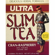 Hobe Labs, Ultra Slim Tea, Cran-Raspberry, 24 Tea Bags