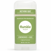Humble Brands, Aluminum-Free Original Formula Deodorant, Lemongrass & Sage, 2.5 oz