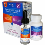 Hyalogic, Synthovial Seven Plus, Hyaluronic Acid Liquid + Resveratrol Caps, 1 oz + 30 Capsules