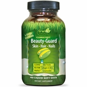 Irwin Naturals, Cleanse First Beauty-Guard (Skin, Hair & Nails), 60 Liquid Soft-Gels