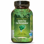 Irwin Naturals, Green Tea Fat Metabolizer, 150 Liquid Softgels