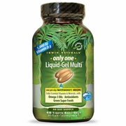 Irwin Naturals, Only One, Liquid-Gel Multi WITHOUT Iron, 60 Liquid Softgels