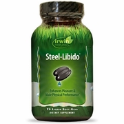 Irwin Naturals, Steel Libido, With Horny Goat Weed Plus 9 Sex Boosters, 75 Liquid Gel Capsules