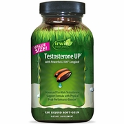 Irwin Naturals, Testosterone UP, Value Size, 120 Liquid Soft-Gels