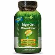 Irwin Naturals, Triple-Diet Max Accelerator, Healthy Weight Loss, 72 Liquid Softgels