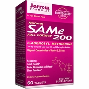 Jarrow Formulas, SAM-e 200 mg, 60 Enteric-Coated Tablets