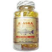 K-Max 阿拉斯加深海魚油軟膠囊 1000毫克 100粒 Alaska Deep Sea Fish Oil