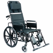 Karman Healthcare Inc., Aluminum Ultra Light Weight Full Recliners, 16 Inch Seat Width, Adjustable Height Pillow