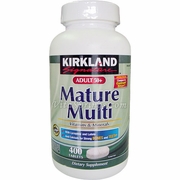 Kirkland Signature, Adults 50+ Mature Multi Vitamins & Minerals, 400 Tablets