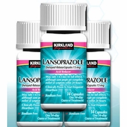 Kirkland Signature, Lansoprazole Acid Reducer, Delayed-Release, USP 15 mg, 14 Capsules x 3 Bottles
