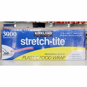 Kirkland Signature, Professional Quality Stretch-Tite Plastic Food Wrap, 3000 Square Feet