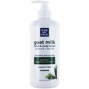 Kiss My Face, Goat Milk Hand & Body Lotion - Rosemary + Tea Tree, 16 oz