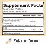 KOS, Oh My NMN, Value Size, 120 Tablets KOS, Oh My NMN, Value Size, 120 Tablets