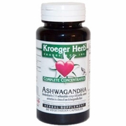 Kroeger Herb, Ashwagandha Complete Concentrate, 60 Vegetarian Capsules