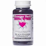 Kroeger Herb, Black Radish & Parsley, 100 Vegetarian Capsules