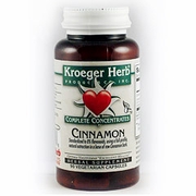 Kroeger Herb, Cinnamon Complete Concentrate, 90 Vegetarian Capsules