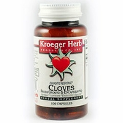 Kroeger Herb, Cloves Herb, 100 Vegetarian Capsules