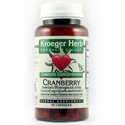 Kroeger Herb, Cranberry Complete Concentrate, 90 Vegetarian Capsules
