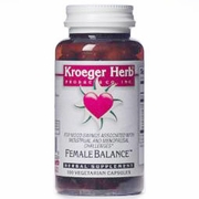 Kroeger Herb, Female Balance, Herbal Supplement, 100 Vegetarian Capsules