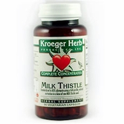 Kroeger Herb, Milk Thistle Complete Concentrate, 90 Vegetarian Capsules