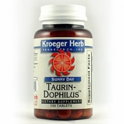 Kroeger Herb, Sunny Day Taurin Dophilus, Probiotic, 100 Tablets