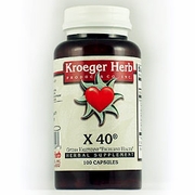 Kroeger Herb, X-40, 100 Vegetarian Capsules
