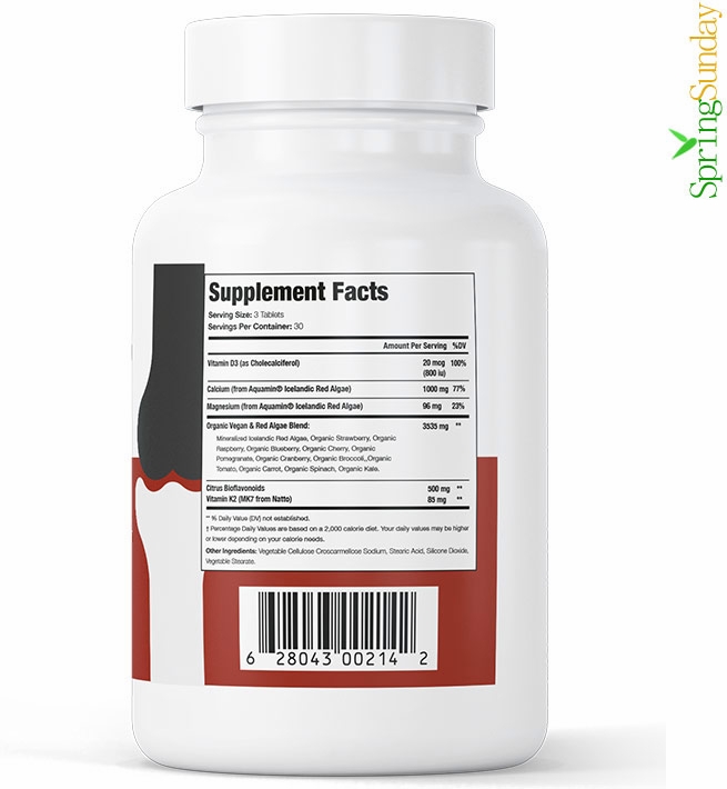 Leading Edge Health, Icelandic Red Algae Calcium by GenF20, 90 Capsules