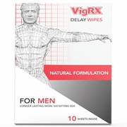 Leading Edge Health, VigRX Delay Wipes For Men, 10 Sheets