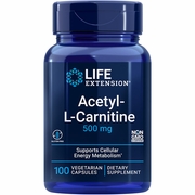 Life Extension, Acetyl-L-Carnitine 500 mg, 100 Vegetarian Capsules