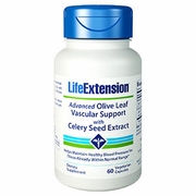 Life Extension, Advanced Olive Leaf Vascular Support with Celery Seed Extract, 60 Vegetarian Capsules