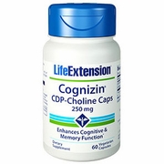 Life Extension, Cognizin CDP-Choline Caps, 250 mg, 60 Vegetarian Capsules
