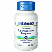 Life Extension, Enhanced Super Digestive Enzymes, 60 Vegetarian Capsules