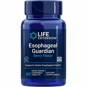 Life Extension, Esophageal Guardian, Berry Flavor, 60 Vegetarian Chewable Tablets
