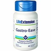 Life Extension, Gastro-Ease, Supports Healthy Stomach Environment, 60 Vegetarian Capsules