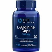 Life Extension, L-Arginine Caps 700 mg, 200 Capsules