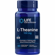 Life Extension, L-Theanine 100 mg, 60 Vegetarian Capsules