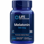 Life Extension, Melatonin 500 mcg, 200 Vegetarian Capsules
