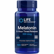 Life Extension, Melatonin 6 Hour Timed Release, 300 mcg, 100 Vegetarian Tablets Life Extension, Melatonin 6 Hour Timed Release, 300 mcg, 100 Vegetarian Tablets
