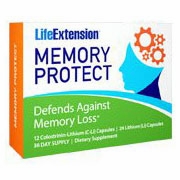 Life Extension, Memory Protect, 12 Colostrinin-Lithium (C-Li) Capsules & 24 Lithium (Li) Capsules