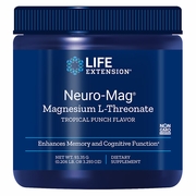 Life Extension, Neuro-Mag Magnesium L-Threonate Powder, Tropical Punch Flavor, 93.35 g