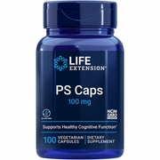 Life Extension, PS Caps (Phosphatidylserine) 100 mg, 100 Vegetarian Capsules