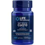 Life Extension, Super Ubiquinol CoQ10 50 mg, with Enhanced Mitochondrial Support, 100 Softgels