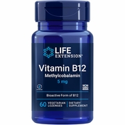 Life Extension, Vitamin B12 Methylcobalamin 5 mg, 60 Vegetarian Lozenges